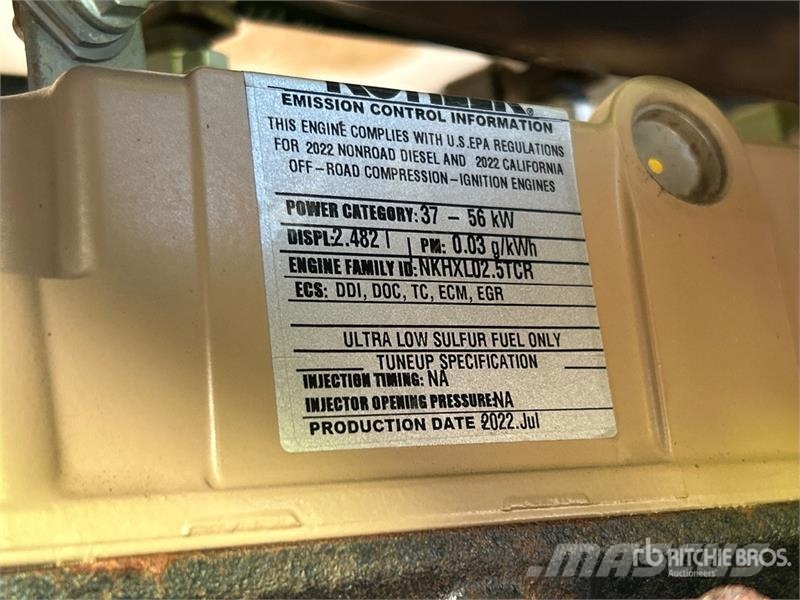 Wacker G50T4F 38 kW Mobile Generator Set Diesel Generators