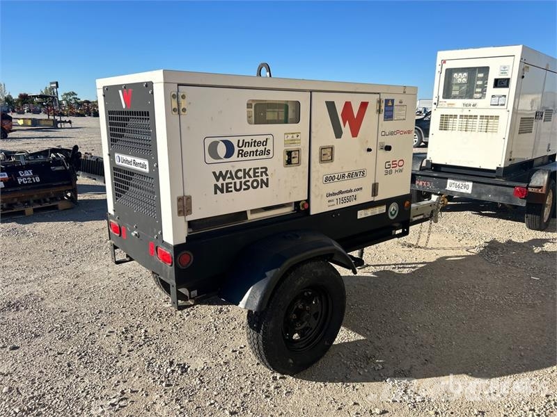 Wacker G50T4F 38 kW Mobile Generator Set Diesel Generators
