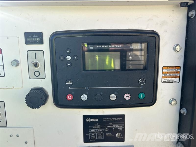 Wacker G50T4F 38 kW Mobile Generator Set Diesel Generators