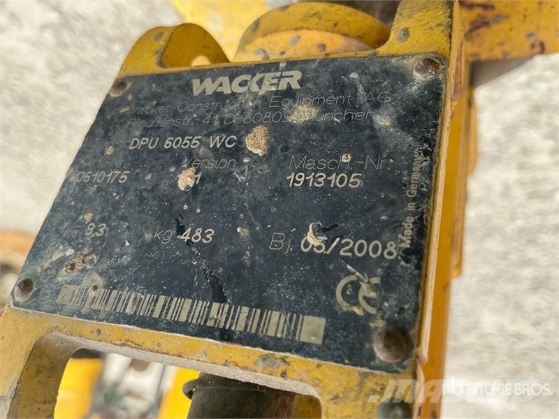 Wacker Neuson DPU-6055 Vibratory Plate Compactor Vibratori