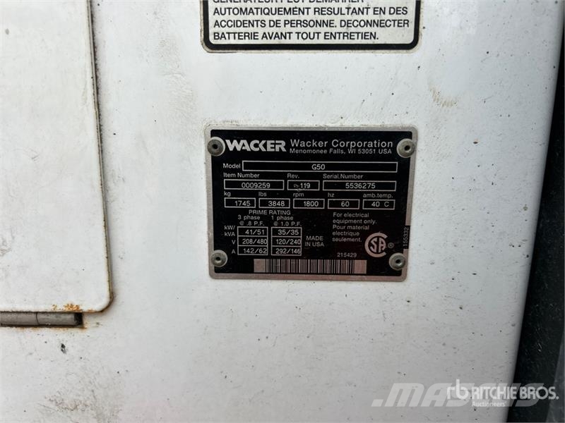 Wacker Neuson G50 Dizelski agregati