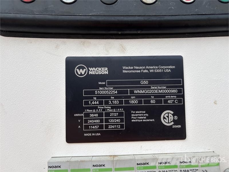 Wacker Neuson G50 Geradores Diesel