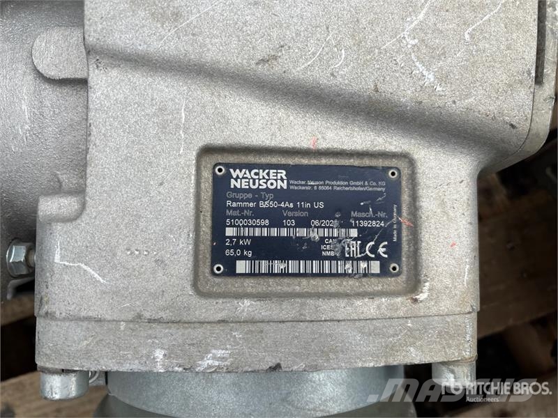 Wacker Neuson of (2) Wacker Neuson Jumping Jack Tamper ِدَكات
