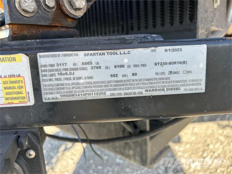 Warrior T4 56 kW Mobile Generator Set Dieselgeneratorer