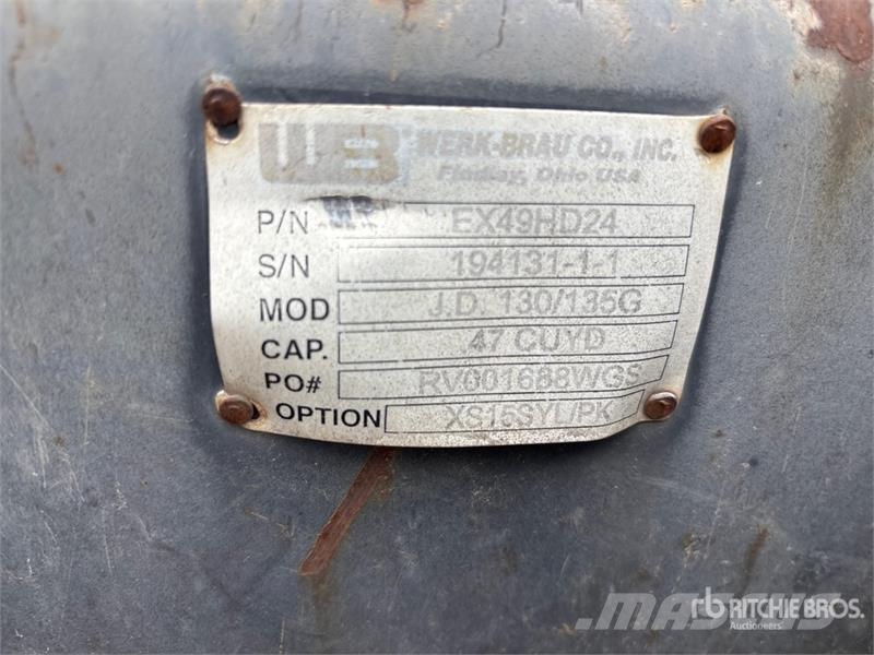 Werk-Brau EX49HD24 24 in .47 cyd Digging Excavator Bucket - Kašike / Korpe