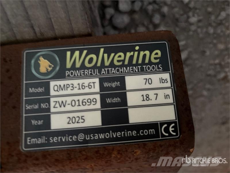 Wolverine QMP3-16-6T 46 in Skid Steer Attachment M Other components