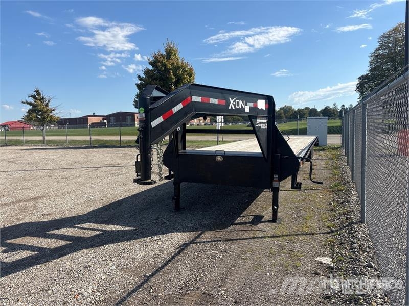 X-ON 14000 lb 40 ft T/A Gooseneck Equipment Traile Prikolice za prevoz vozil