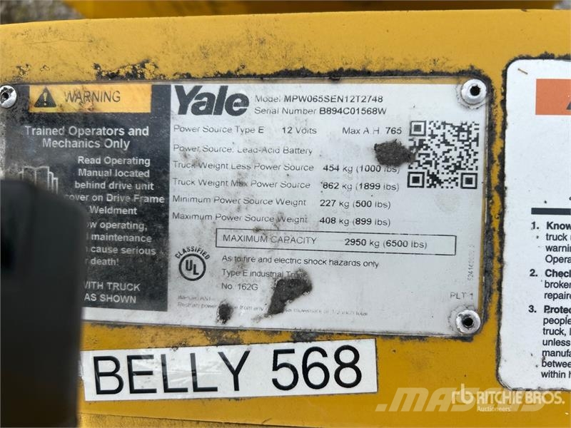 Yale MPW065 Jekketralle