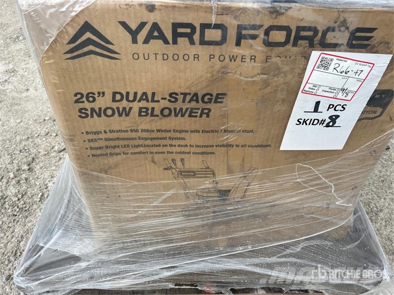 Yardforce 2 ft 2 in 1 Way Snow Blower Schneefräse