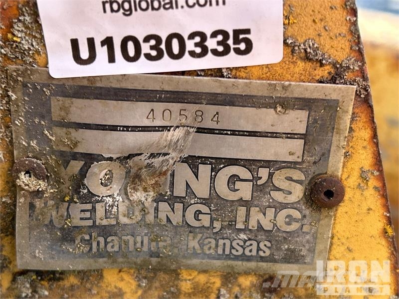  Youngs Welding Pull Behind Compactor Bogserande Vibratorvältar