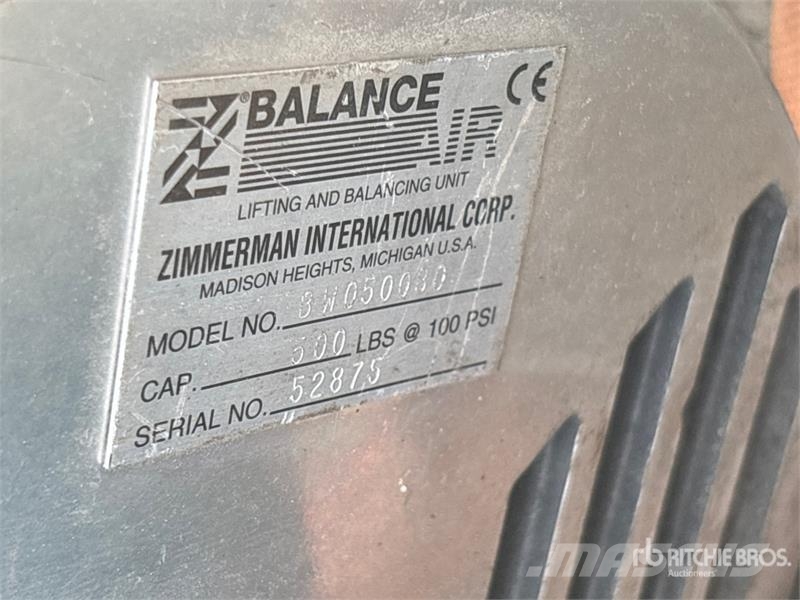  Zimmerman Balance-Air BW050080 Pneumatic Pneumatic 기타 부품  