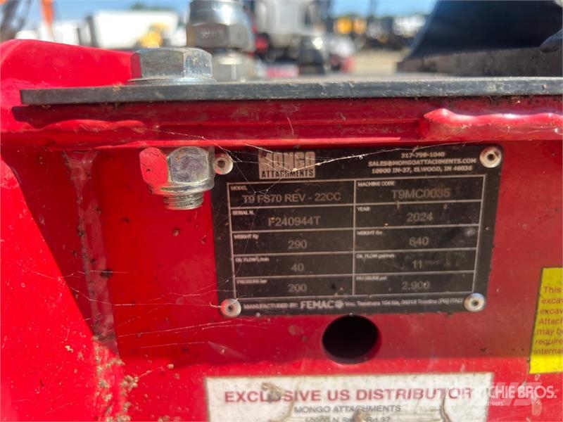 10 in Mulcher Attachment Krattknusere