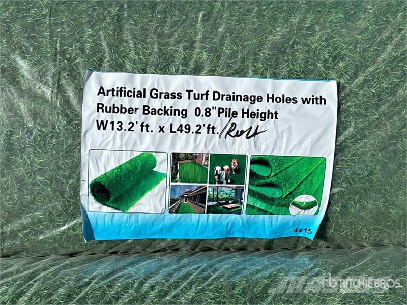 13.3 ft x 49.2 ft x 2 Artificial Grass Turf Draina Vintsid, telfrid ja materjaliliftid