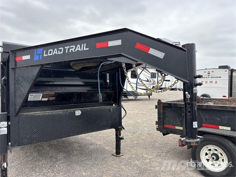 16 ft T/A Gooseneck Dump Utility Trailer Kipper