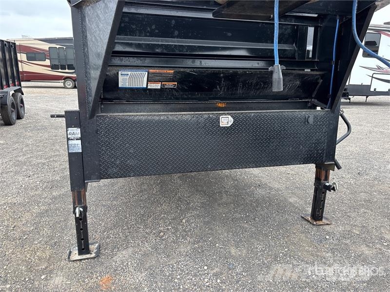 16 ft T/A Gooseneck Dump Utility Trailer Kipper