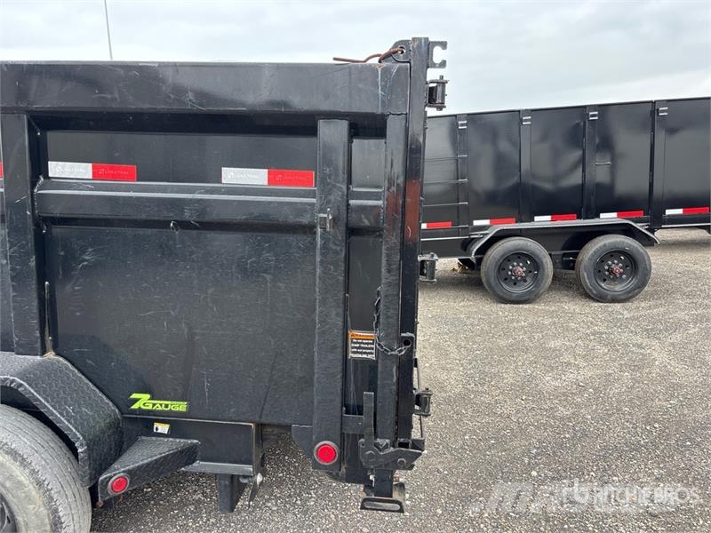 16 ft T/A Gooseneck Dump Utility Trailer Kipper