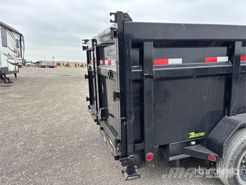 16 ft T/A Gooseneck Dump Utility Trailer Kipper
