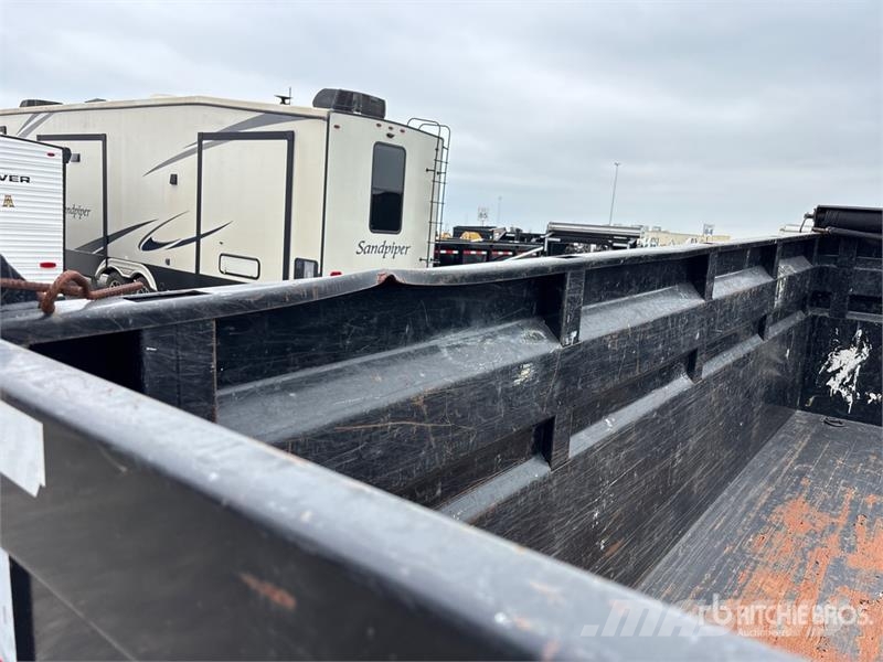 16 ft T/A Gooseneck Dump Utility Trailer Kipper