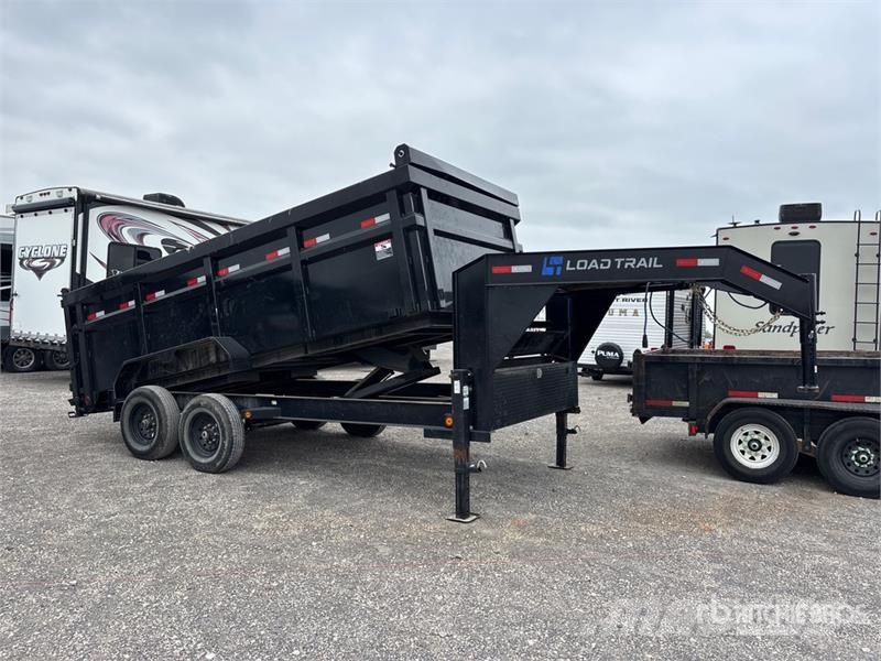 16 ft T/A Gooseneck Dump Utility Trailer Kipper