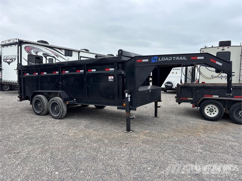 16 ft T/A Gooseneck Dump Utility Trailer Kipper