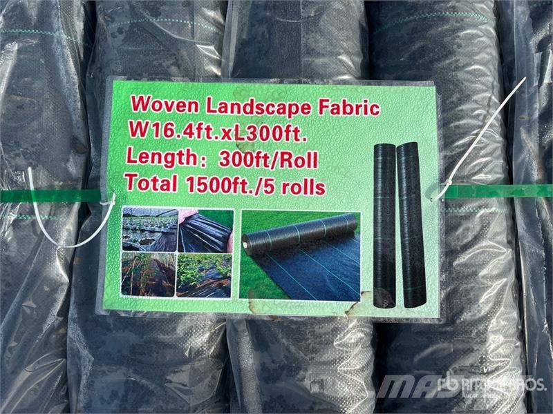  164.4 ft x 300 ft Woven Landscape Fabric (Unused) ماكينات زراعية - غير ذلك
