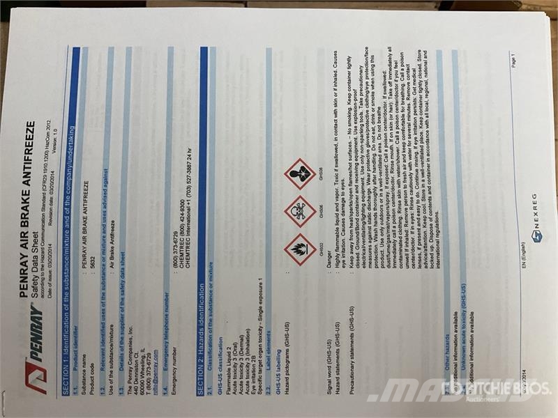 (18) Bottles Windshield Washer Fluid, (12) Bottles Drugi deli