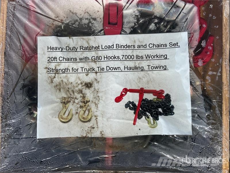 20 ft Heavy-Duty Ratchet Load Binders and Chains S Other components