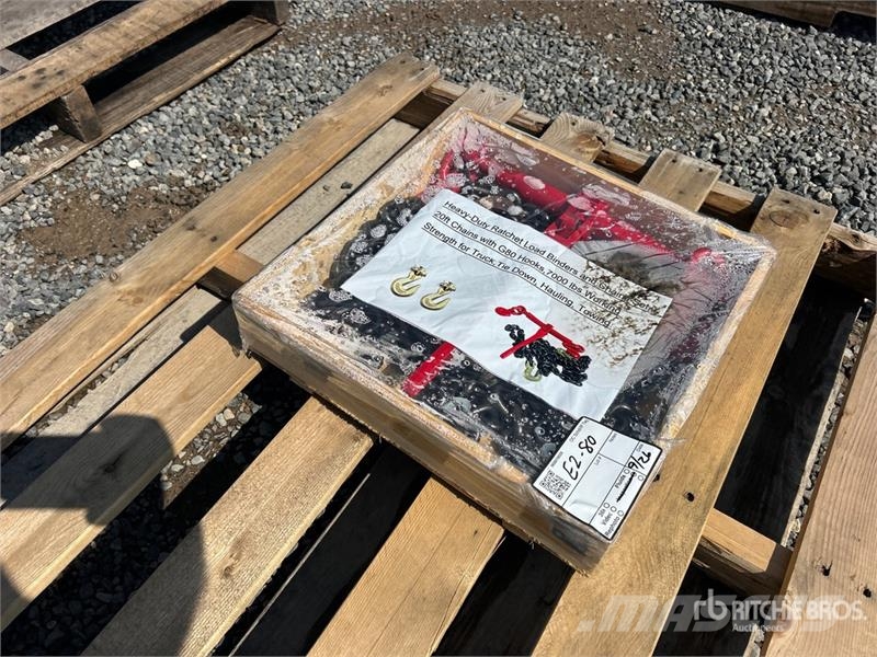  20 ft Heavy-Duty Ratchet Load Binders and Chains S Other components