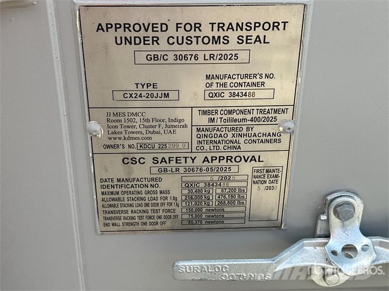 20 ft Office Storage Container (Unused) Contenedores de almacenamiento