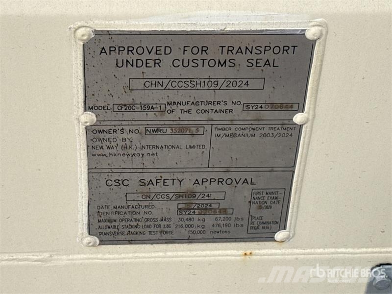 20 ft Skid-Mounted Mobile Office Storage Container Kontenery magazynowe