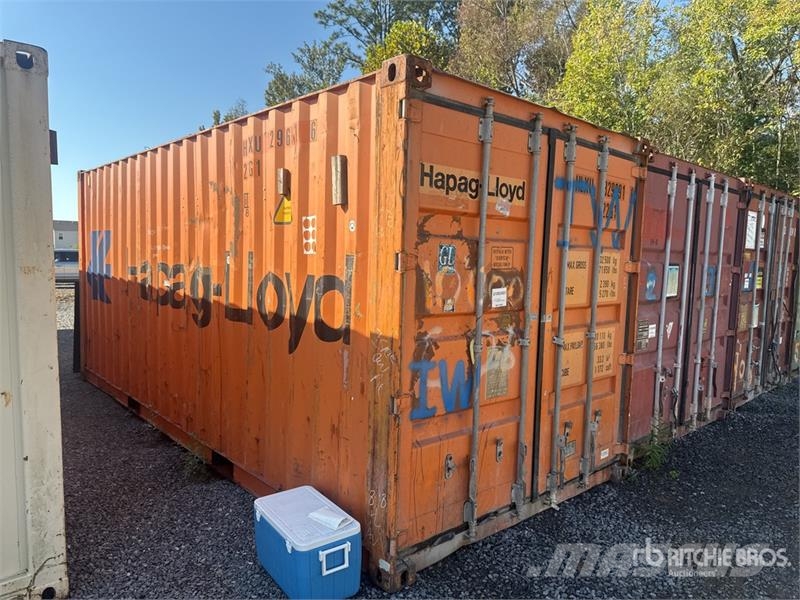  20 ft Standard Conex Box 329691-6 I With Orange  f Kontejnerji za skladiščenje