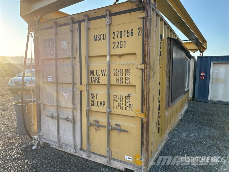 20 ft Standard Conex Box 270156-2 ft Office/Break Kontejnerji za skladiščenje