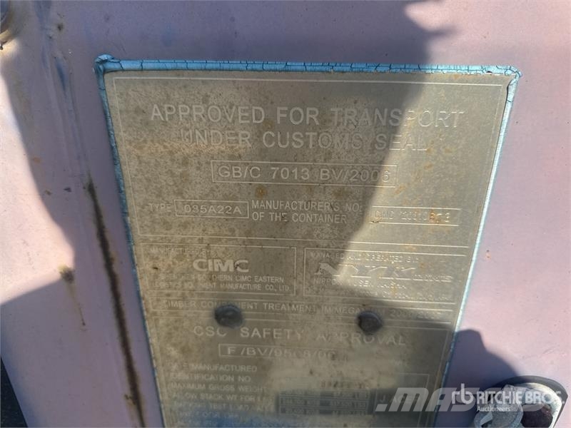 20 ft Standard Double-Ended Conex Box 328823-0 ft Container αποθήκευσης