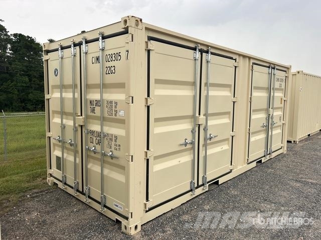 アルリサ様コンテナ20個　3-1 20 ft Standard Multi-Door Storage Containerの特殊コンテナを
