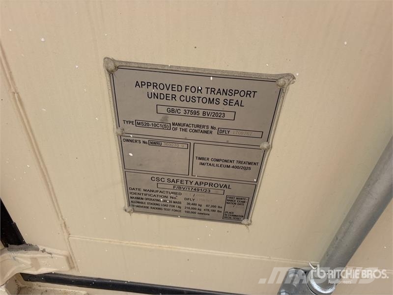 20 ft Standard Office Storage Container (Unused) Kontejneri za skladištenje