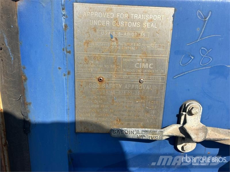 20 ft Standard Storage Container Kontejnerji za skladiščenje