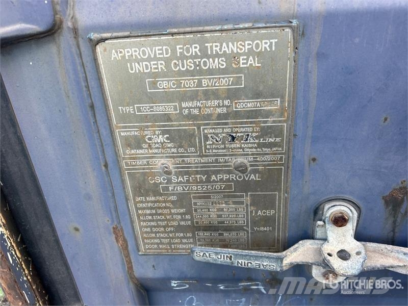 20 ft Standard Storage Container Kontejnerji za skladiščenje