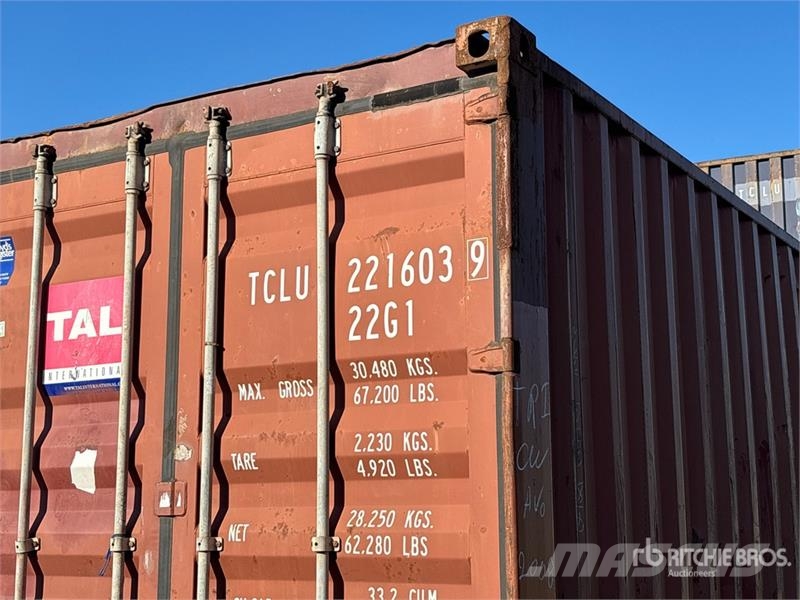 20 ft Standard Storage Container 보관 컨테이너