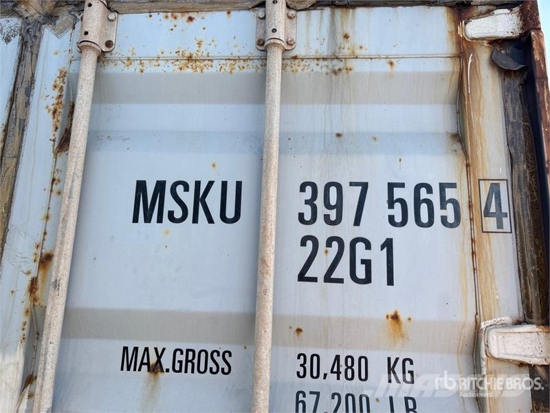 20 ft Standard Storage Container Uzglabāšanas konteineri