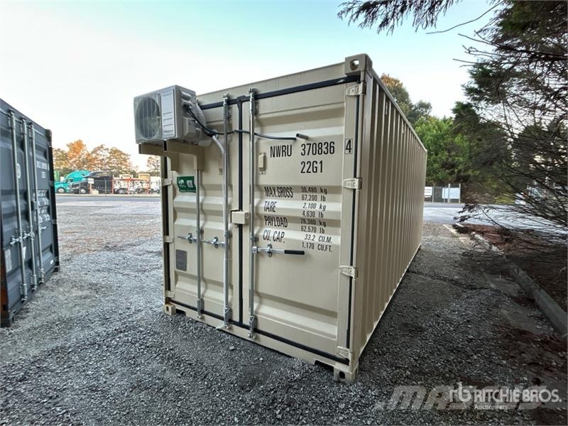 20 ft x 8 ft Skid-Mounted Storage Container Mobile Kontejnerji za skladiščenje