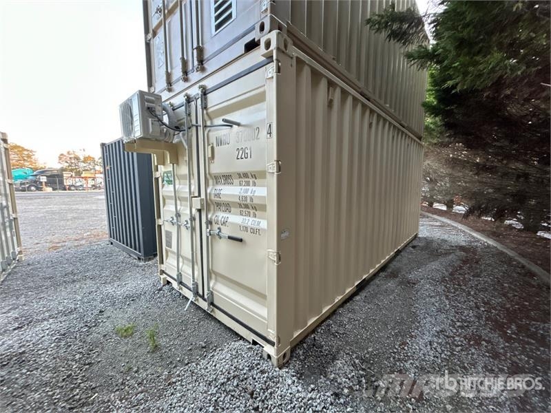 20 ft x 8 ft Skid-Mounted Storage Container Mobile Kontejnerji za skladiščenje