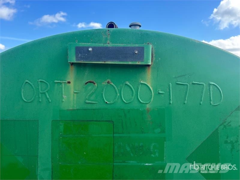 2000 gal Skid Mounted Steel Diesel Fuel Tank Fuel and additive tanks