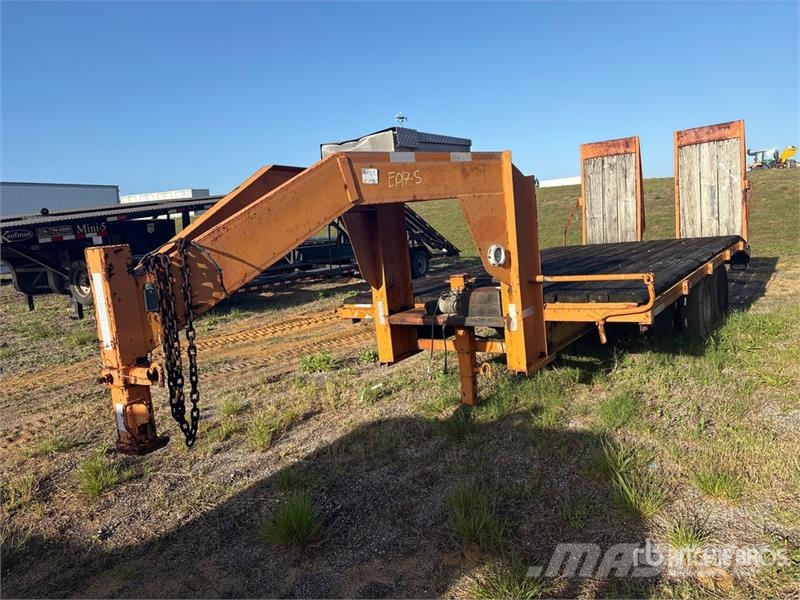  25 ft T/A Gooseneck Equipment Trailer Autovežių priekabos