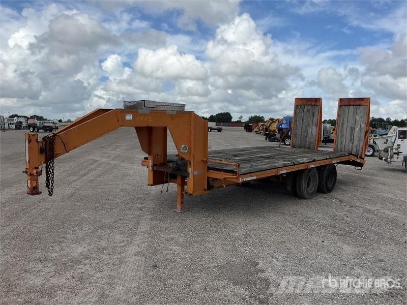  25 ft T/A Gooseneck Equipment Trailer Autovežių priekabos