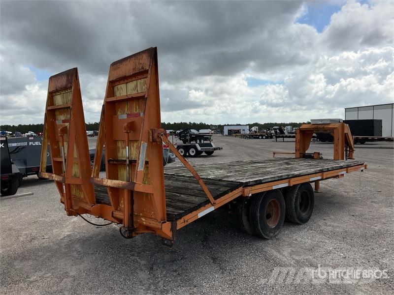  25 ft T/A Gooseneck Equipment Trailer Autovežių priekabos