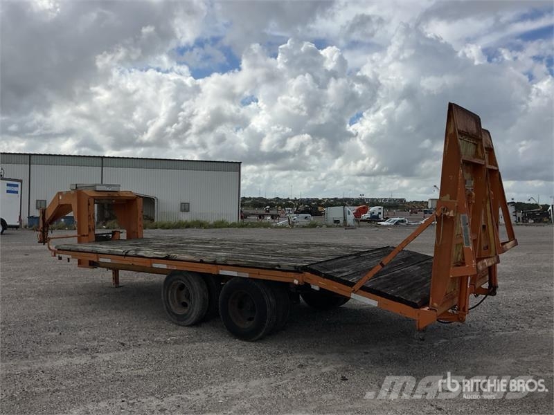  25 ft T/A Gooseneck Equipment Trailer Autovežių priekabos