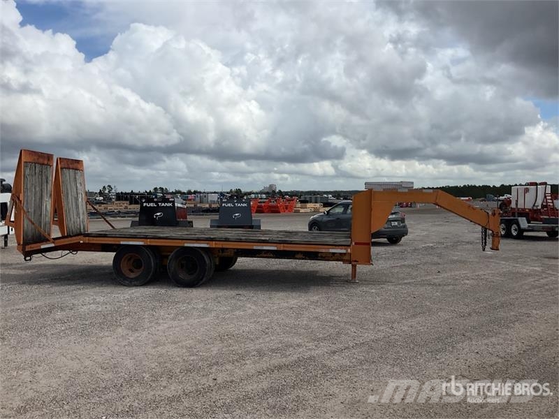  25 ft T/A Gooseneck Equipment Trailer Autovežių priekabos