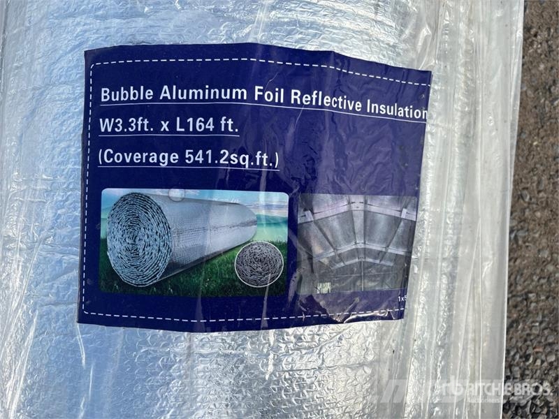 3.3 ft x 164 ft Bubble Aluminum Foil Reflective In Csörlők, emelőberendezések és anyagmozgató liftek
