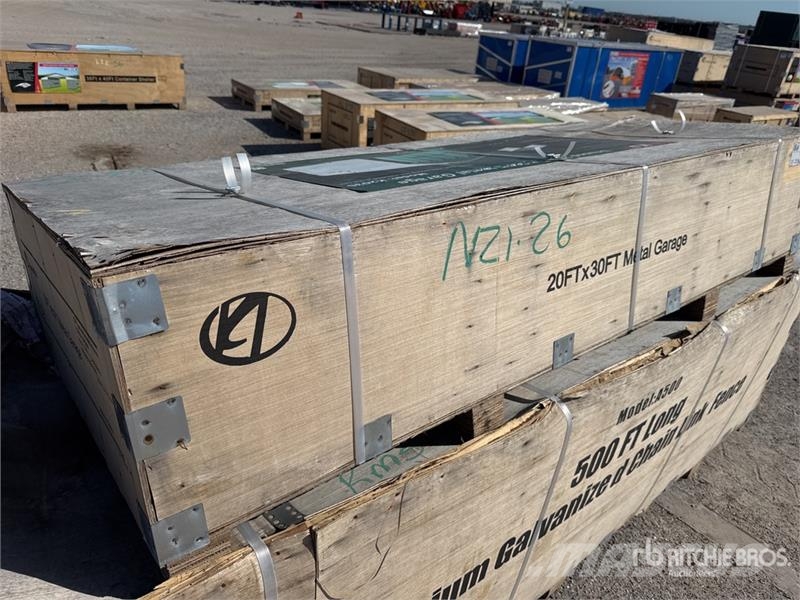 30 ft x 20 ft 2026 KJ K20 Metal Garage (Unused) Інші причепи