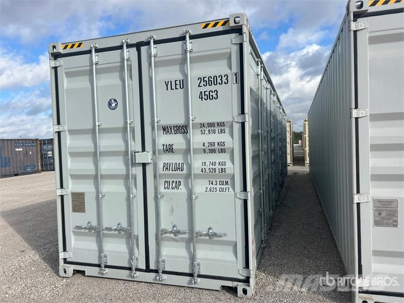 40 ft High Cube Multi-Door Storage Container Saugojimo konteineriai
